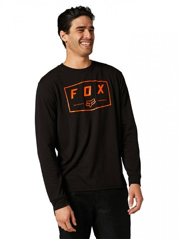 Fox pánské tričko Badger Tech s dlouhým rukávem Black Černá Velikost XL