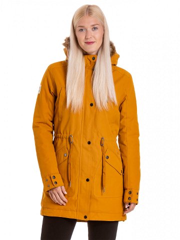 Meatfly dámská zimní bunda Artemis Parka Caramel Oranžová Velikost XL