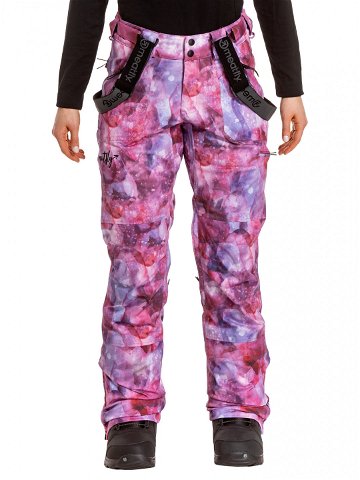 Meatfly dámské SNB & SKI kalhoty Foxy Premium Universe Pink Růžová Velikost L