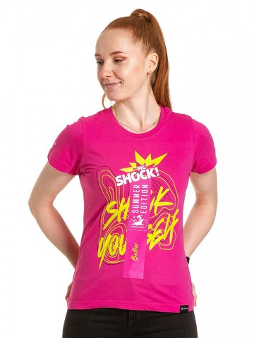 Meatfly tričko Big Shock Summer Edition Pink Růžová Velikost M