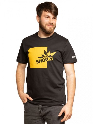 Meatfly tričko Big Shock Yellow Black Černá Velikost XXXL