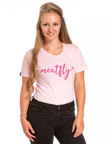Meatfly dámské tričko Luna Baby Pink Růžová Velikost M