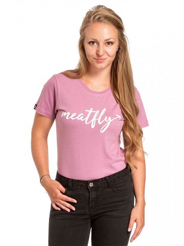 Meatfly dámské tričko Luna Dusty Rose Růžová Velikost M