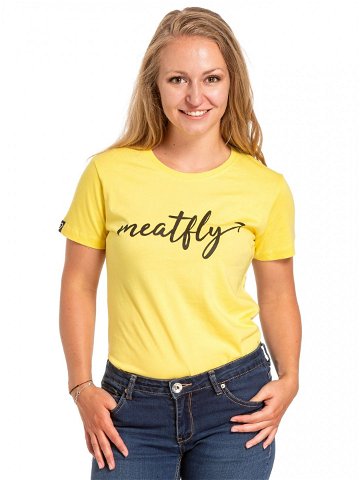 Meatfly dámské tričko Luna Light Yellow Žlutá Velikost M