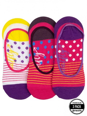 Meatfly ponožky Low Socks Triple Pack Yellow Stripe Žlutá Velikost One Size
