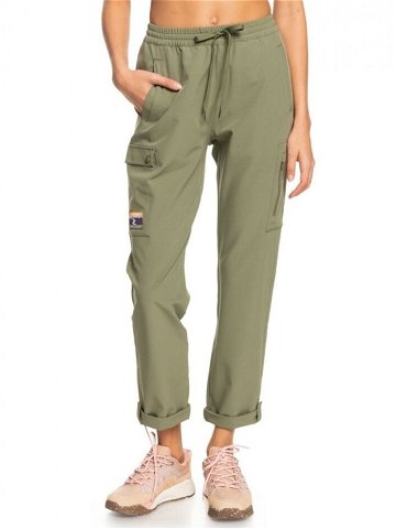 Roxy dámské kalhoty Ready To Hike Deep Lichen Green Zelená Velikost L