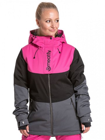 Meatfly dámská SNB & SKI bunda Kirsten Premium Berry Pink Růžová Velikost L