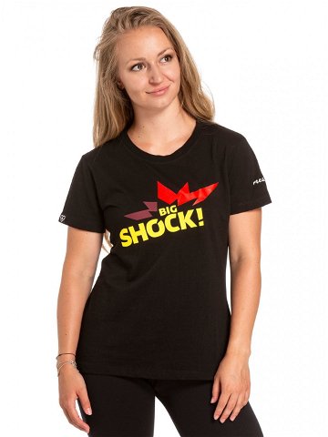 Meatfly dámské tričko Big Shock Black Černá Velikost XS