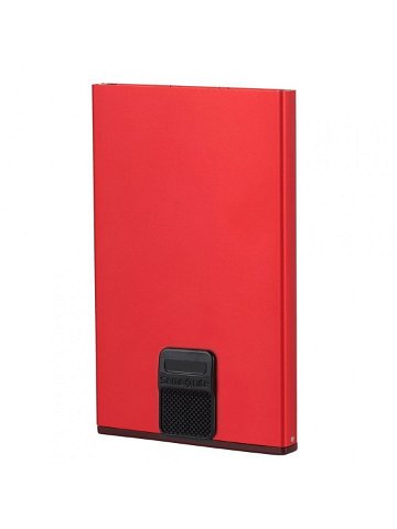 Samsonite Pouzdro na karty Alu Fit 201 Slide-up – červená