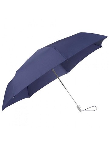Samsonite Skládací automatický deštník Alu Drop S Slim – tmavě modrá