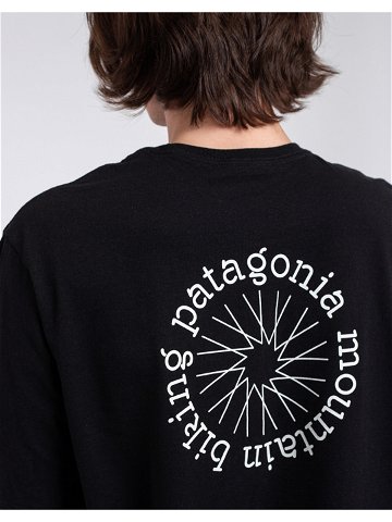 Tričko Patagonia M s Spoke Stencil Responsibili-Tee Ink Black