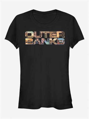 ZOOT Fan Netflix Logo Outer Banks Triko Černá