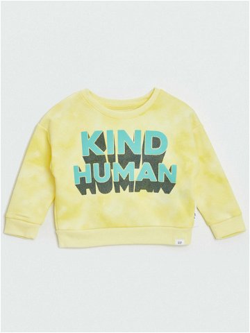 GAP Kind Human Mikina dětská Žlutá