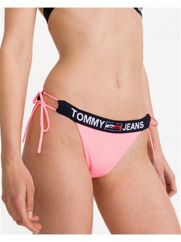 Tommy Jeans Cheeky String Spodní díl plavek Růžová