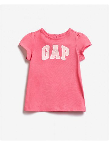 GAP logo Šaty dětské Růžová