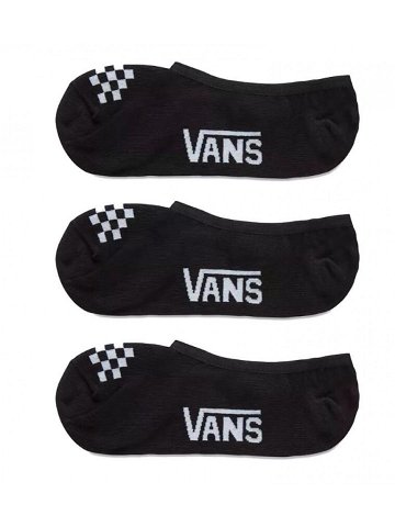 VANS 3 PACK – kotníkové ponožky CLASSIC CANOODLE Black White 37-41