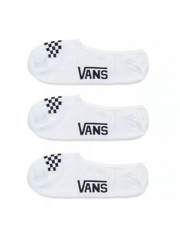 VANS 3 PACK – kotníkové ponožky CLASSIC CANOODLE White Black 37-41