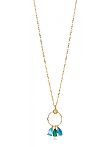 Viceroy Stylový pozlacený náhrdelník Elegant 13050C100-33 řetízek přívěsek