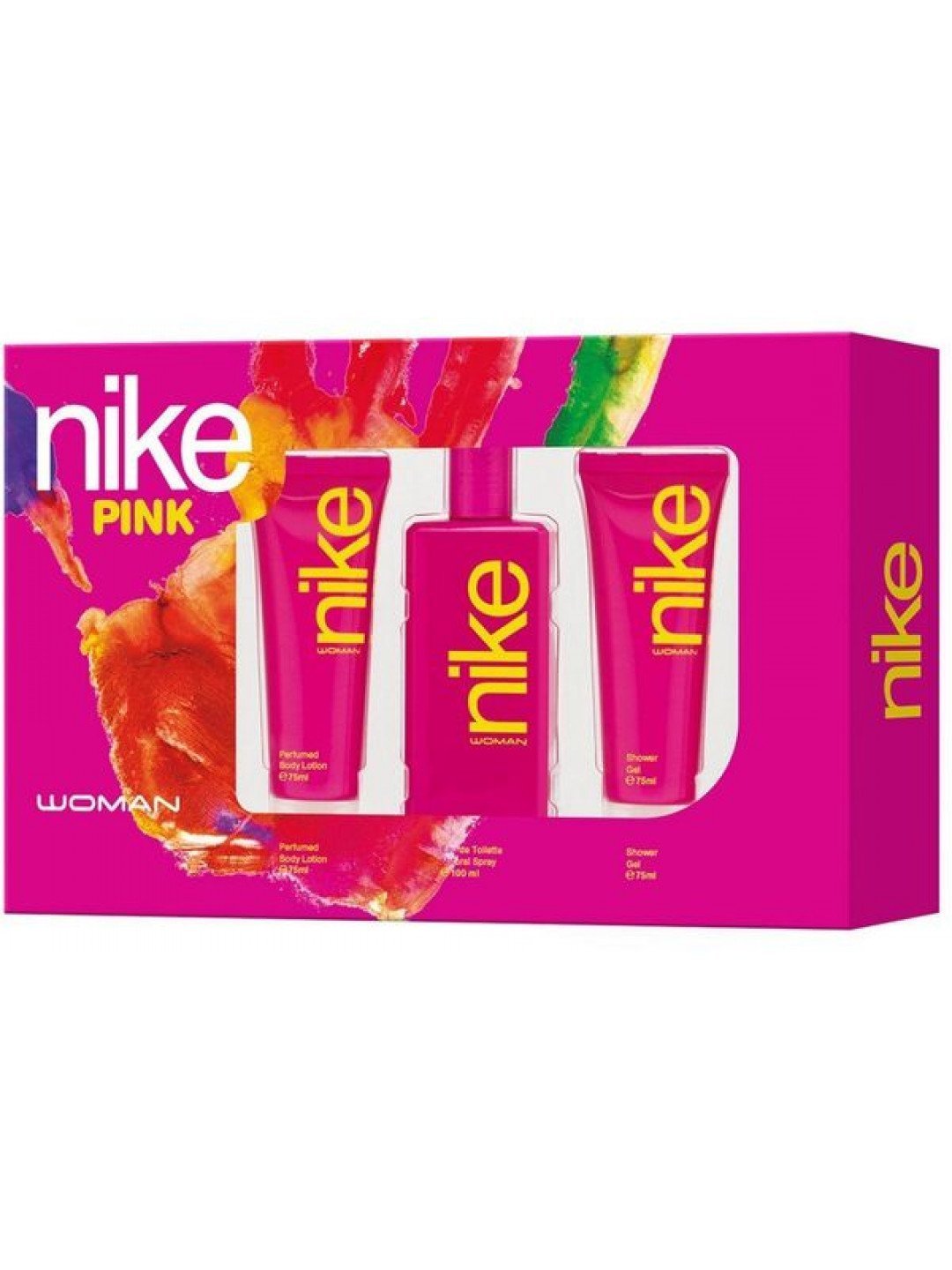 Nike Pink Woman – EDT 100 ml tělové mléko 75 ml sprchový gel 75 ml