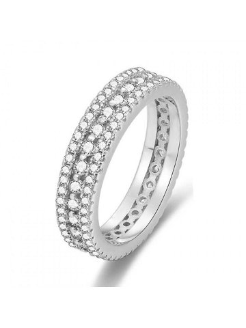 Beneto Stříbrný prsten se zirkony AGG325 50 mm