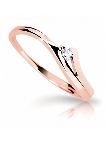 Cutie Diamonds Půvabný prsten z růžového zlata s briliantem DZ6818-1718-00-X-4 51 mm