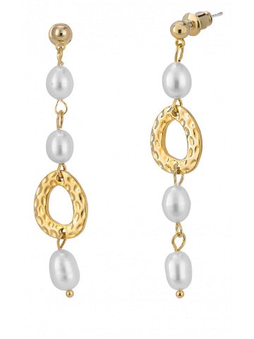 Troli Luxusní asymetrické náušnice s perlami