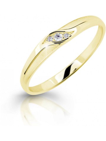 Cutie Jewellery Něžný zásnubní prsten ze žlutého zlata Z6815 2844-10-X-1 51 mm