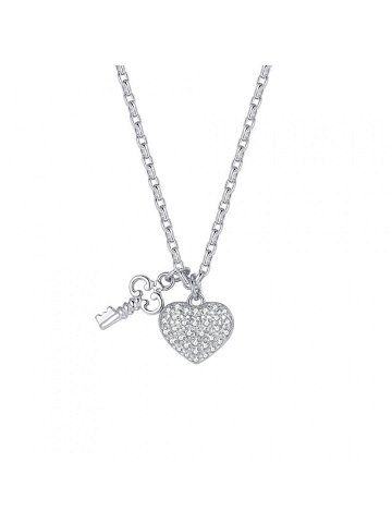 Rosato Zamilovaný stříbrný náhrdelník Storie RZC044 řetízek přívěsky