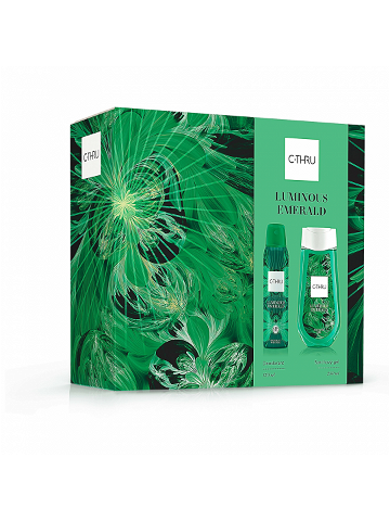 C-THRU Luminous Emerald – deodorant ve spreji 150 ml sprchový gel 250 ml