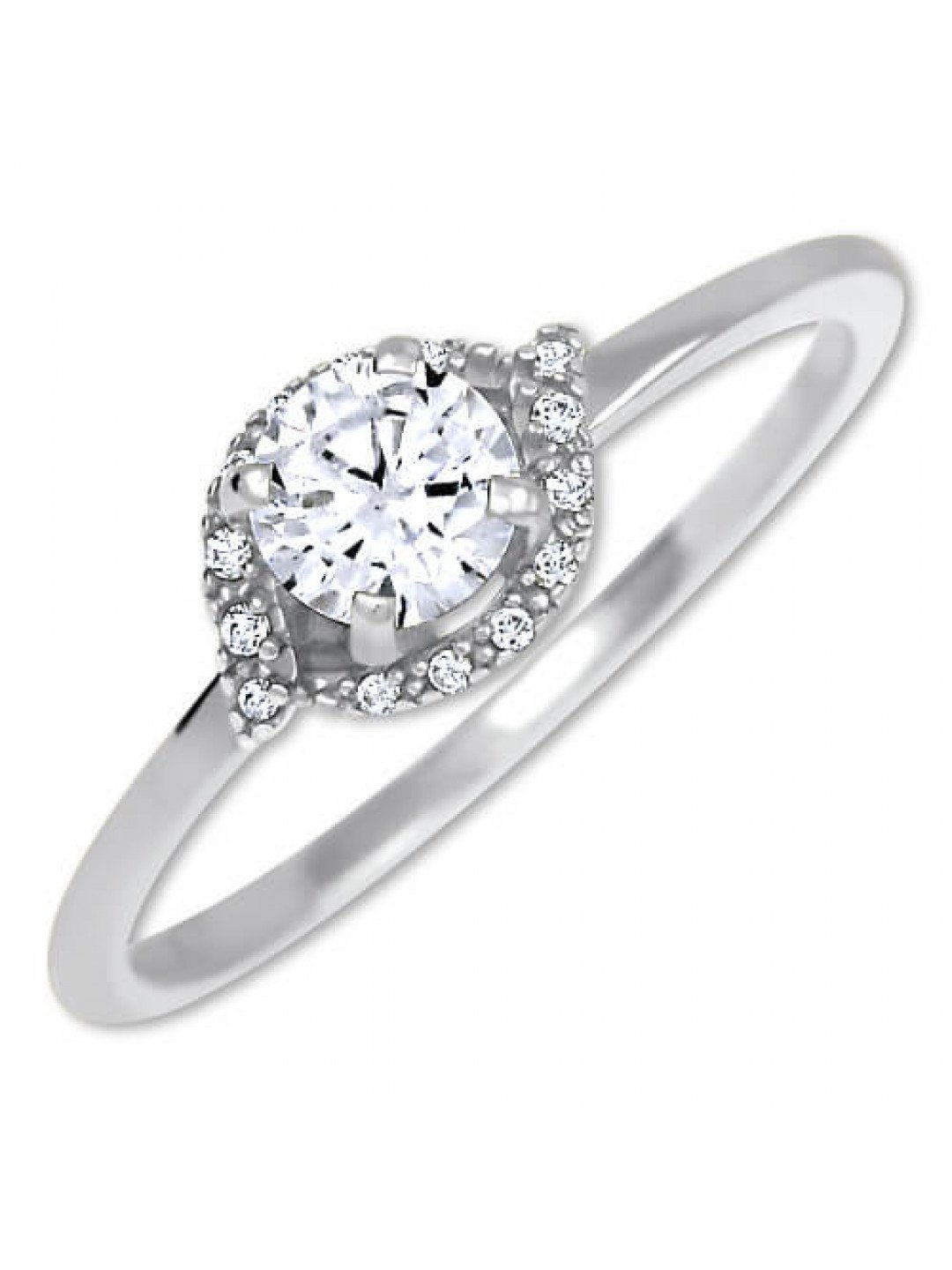 Brilio Silver Stříbrný zásnubní prsten 426 001 00531 04 57 mm
