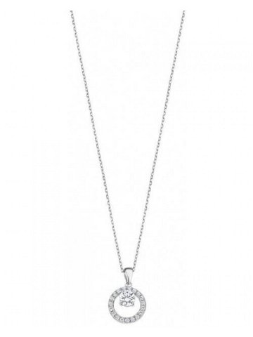 Lotus Silver Okouzlující stříbrný náhrdelník s čirými zirkony LP3080-1 1