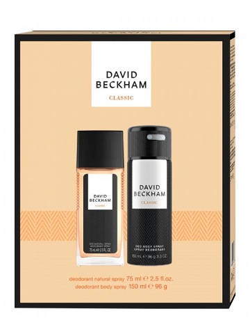 David Beckham Classic – deodorant s rozprašovačem 75 ml deodorant ve spreji 150 ml