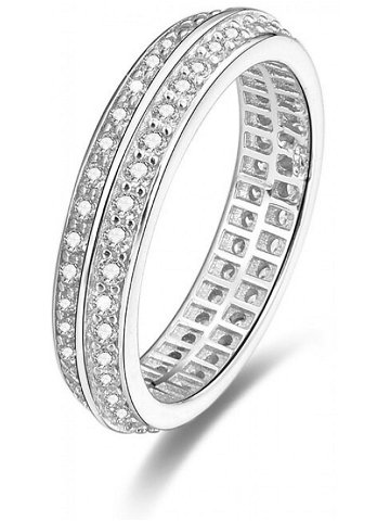 Beneto Stříbrný prsten s krystaly AGG203 58 mm