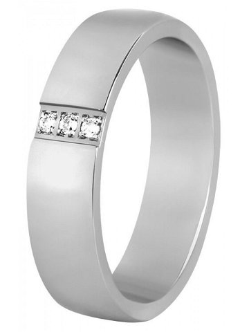 Beneto Dámský prsten z oceli s krystaly SPD01 54 mm