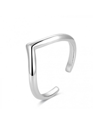 Beneto Minimalistický stříbrný prsten na nohu AGGF493