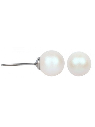 Levien Jemné perlové náušnice Pearl Pearlescent White