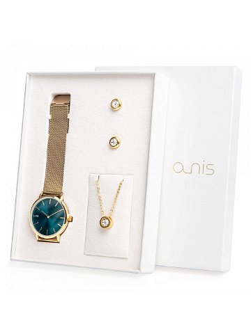 A-NIS Set hodinek náhrdelníku a náušnic AS100-22