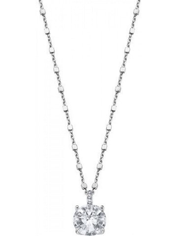 Lotus Silver Elegantní stříbrný náhrdelník s krystaly Swarovski LP2005-1 1 řetízek přívěsek