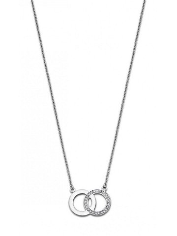Lotus Style Stylový ocelový náhrdelník se zirkony Woman Basic LS1913-1 1