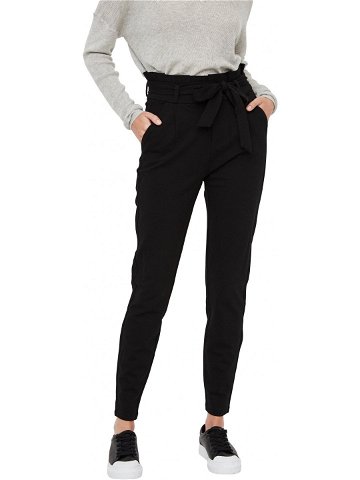 Vero Moda Dámské kalhoty VMEVA Relaxed Fit 10205932 Black XS 32