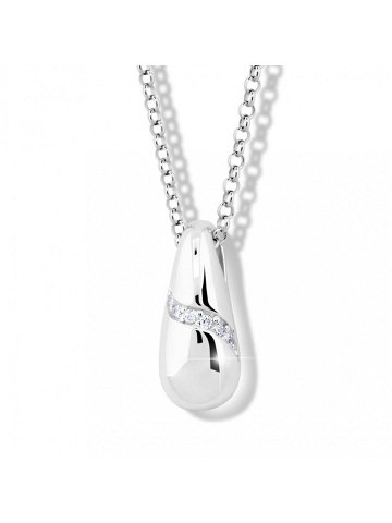 Modesi Nepřehlédnutelný náhrdelník ze stříbra M46019 řetízek přívěsek