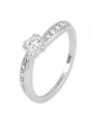 Brilio Silver Stříbrný zásnubní prsten 426 001 00574 04 56 mm