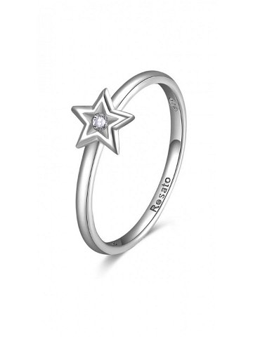 Rosato Půvabný stříbrný prsten s hvězdičkou Allegra RZA027 58 mm