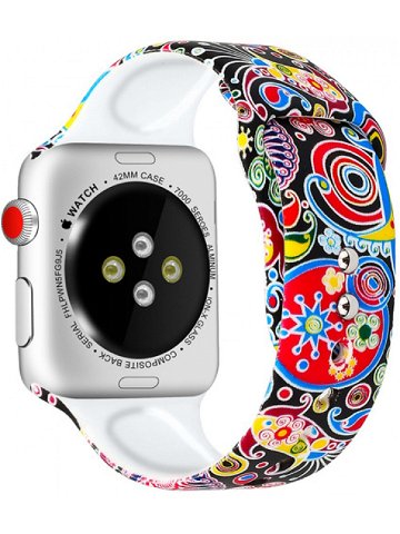 4wrist Silikonový řemínek pro Apple Watch – Colourful 42 44 45 49 mm