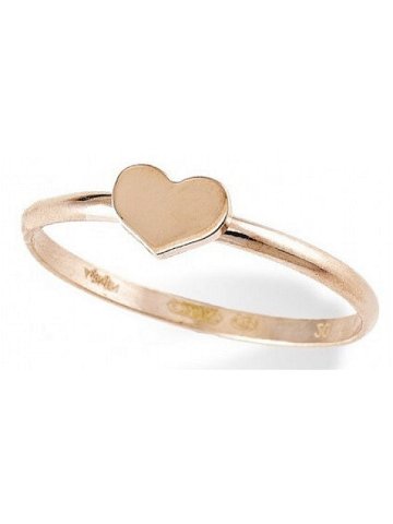 Amen Růžově pozlacený stříbrný prsten Pray Love AHR 52 mm