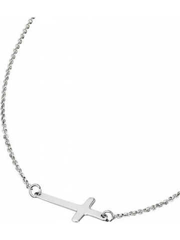 Lotus Silver Designový stříbrný náhrdelník s křížkem pro ženy LP1223-1 2