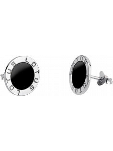 Lotus Silver Elegantní stříbrné náušnice s černým středem LP1299-4 4