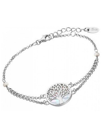 Lotus Silver Elegantní stříbrný náramek Strom života s perletí LP1678-2 1