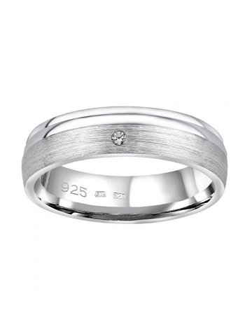 Silvego Snubní stříbrný prsten Amora pro ženy QRALP130W 62 mm