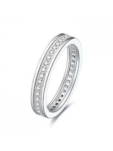 Beneto Stříbrný prsten se zirkony AGG26 62 mm
